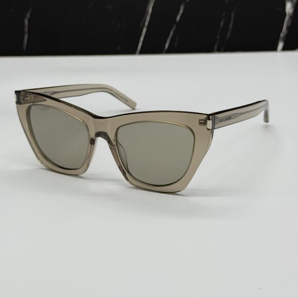 NEW SAINT LAURENT SL214 KATE 025 SUNGLASSES WOMEN BROWN CAT EYE SL 214 KATE 025 - Picture 3 of 13